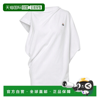 1h可退 香港直邮VIVIENNE WESTWOOD 女士T恤 1G01001GJ00BLWHITE