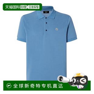 SS2025 T恤 FY0985AUA5F0U6K 短P 蓝色 香港直邮FENDI 1h可退 男士