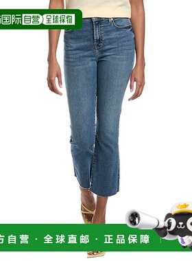 自营7 For All Mankind Felicity 高腰修身牛仔裤 - 蓝色 美国奥