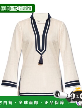 香港直邮Tory Burch 棉质 Tory 83308 外衣束腰外套