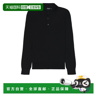 1h可退 香港直邮潮奢 zegna 杰尼亚 男士 Casheta 长袖Polo衫 E8J