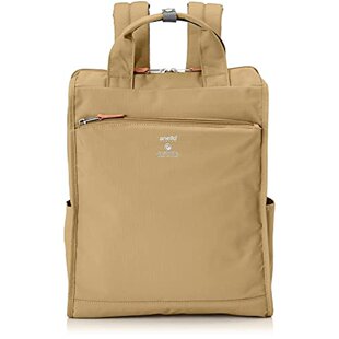 日本直邮Anello阿耐洛 女款双肩背包电脑包 米色 GTM0171