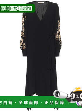 香港直邮Tory Burch 托里 伯奇 女士 珠片缠绕式连衣裙 000693