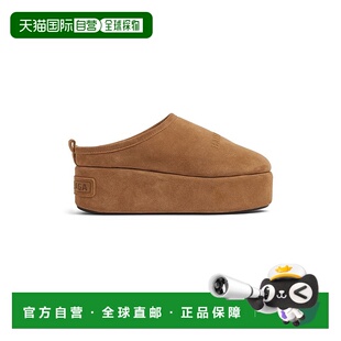 自营欧洲直邮Balenciaga巴黎世家 Alaska Soft女士棕色logo标识穆