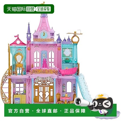 【日本直邮】Mattel美泰 变装玩偶套装 迪士尼城堡 HLW29梦幻三层