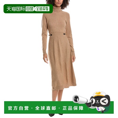 自营Derek Lam 10 Crosby Becky Horsebit羊毛毛衣-棕色 美国奥莱