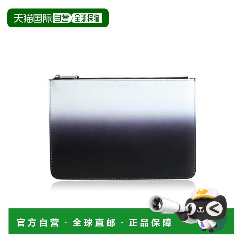 香港直邮GIVENCHY 男士手拿包 BB600GB00W004 AW2023 黑色 徽标拼