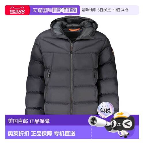 自营Napapijri Poliammide Men's Men's Jacket - black 美国奥莱