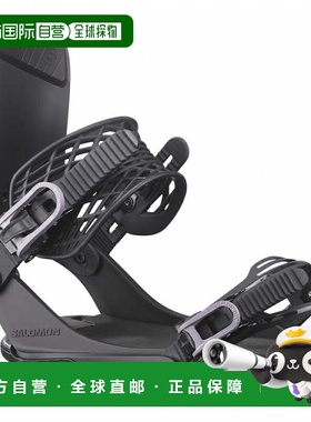 日本直邮SALOMON EDB X 25 - 26年款雪板固定器 黑色萨洛蒙