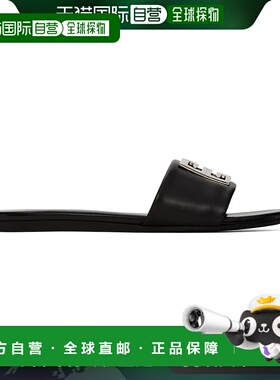 1h可退 香港直邮Givenchy 纪梵希 女士 黑色 4G 拖鞋 BE306FE1BV