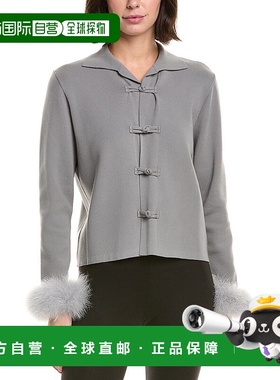 自营SLEEPER Crane Cardigan - grey 美国奥莱直发