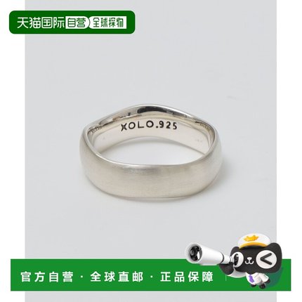 日本直邮XOLO 男士 SILVER925 波浪造型戒指 发纹工艺设计 119400
