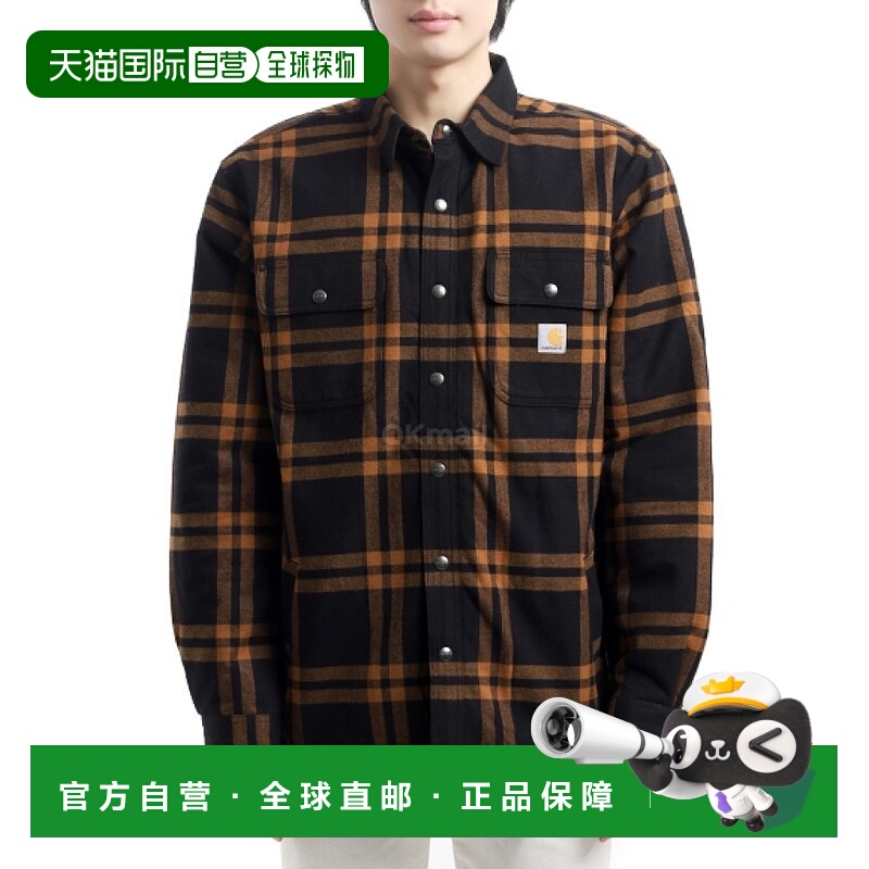 韩国直邮carhartt 宽松版型法兰绒夏尔巴衬里衬衫 Jac (106354-N0