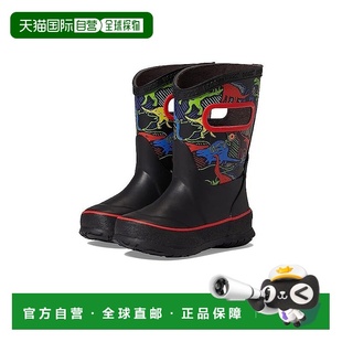 Neon Dino Black Rain Waterproof Kids Boot 009 自营Bogs 79081
