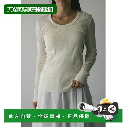 1h可退 日本直邮STYLEMIXER 女装 圆领长袖T恤 秋季 修身 柔软亲