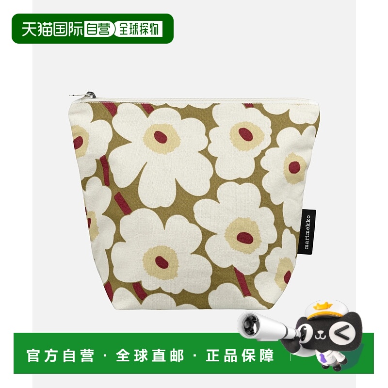 1h可退 日本直邮marimekko 女装 Mini Unikko 花卉图案化妆包 双
