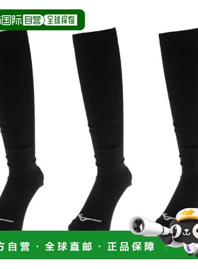 日本直邮MIZUNO 男士海军蓝棒球长袜3双装 [12JX2U1314] 海军蓝