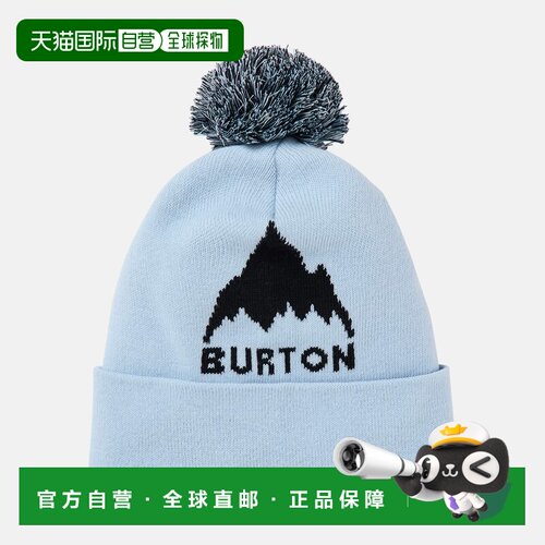 自营欧洲直邮Burton伯顿 Trope男孩灰蓝色再生聚酯纤维冬季高顶针