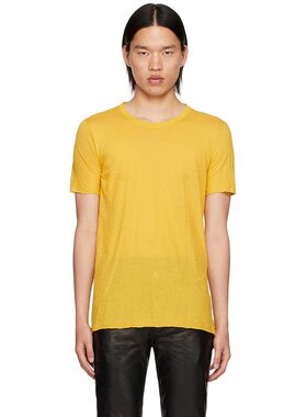 Rick Owens|黄色 Porterville 基本款 T 恤
