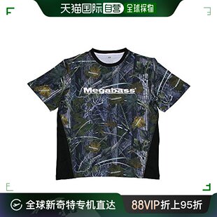 备 shirt黑色XXL GAME户外短袖 megabass 垂钓装 日本直邮