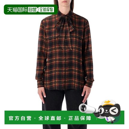 香港直邮SAINT LAURENT 女士衬衫 25A838891Y26ZA6703 AW2025