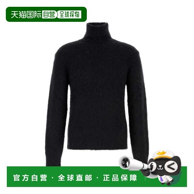 香港直邮Ami Paris 男士针织毛衣 HKS447KN0056001 AW2024 黑色