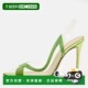 Rossi And Transparent 自营Gianvito green Pvc Suede Embellish