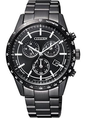 CITIZEN西铁城手表金属面日本制造BL5495-56E黑腕表防水指针夜光