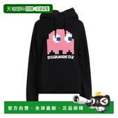 black黑色 1h可退 舒适 女士 连帽卫衣 香港直邮Dsquared2 二次方