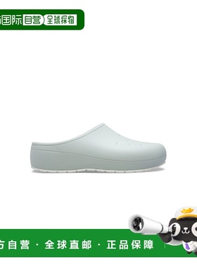 自营欧洲直邮Crocs Classic Quiet Clog男士灰蓝色凉拖洞洞鞋