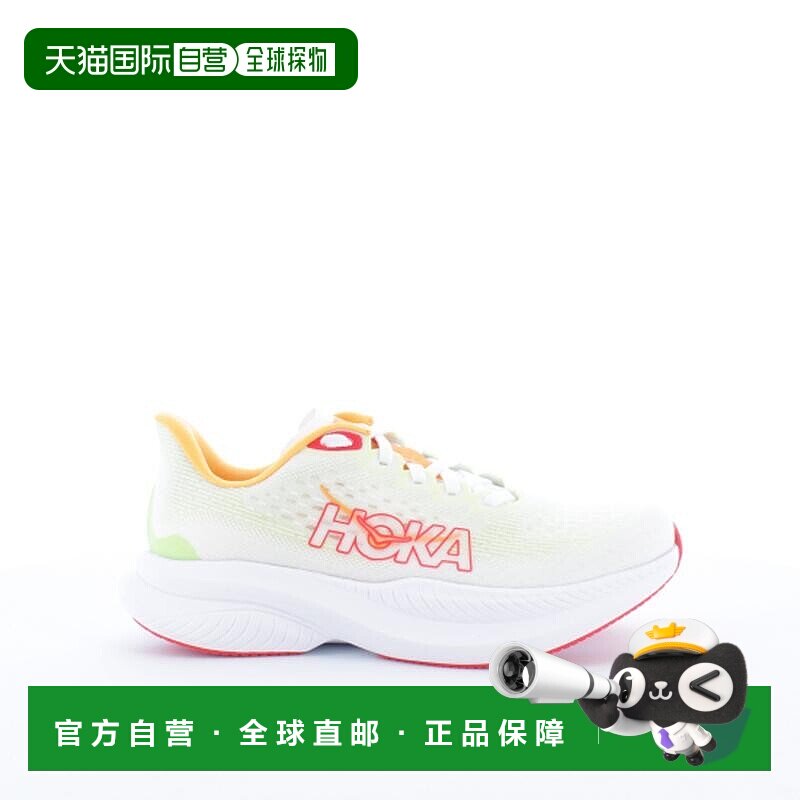 自营欧洲直邮HOKA MACH 6 女士白色透气科技网布户外鞋新款运动鞋