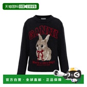 Wool 香港直邮GANNI SS2026 黑色 女士针织衫 A10700472678252