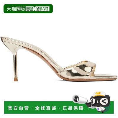 1h可退 香港直邮潮奢 Paris Texas 女士 金色 Lidia 70 穆勒鞋 PX