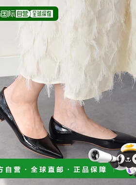 日本直邮FABIO RUSCONI 尖头皮跟高跟鞋 单鞋 FA933BW022201黑色