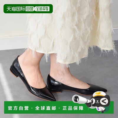 日本直邮FABIO RUSCONI 尖头皮跟高跟鞋 单鞋 FA933BW022201黑色