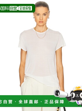 1h可退 香港直邮TOTÊME 女士 真丝T恤 252WRT0476YA0173