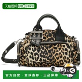 香港直邮潮奢 黑色迷你 GANNI 女士 1h可退 甘尼 驼色 Leopard