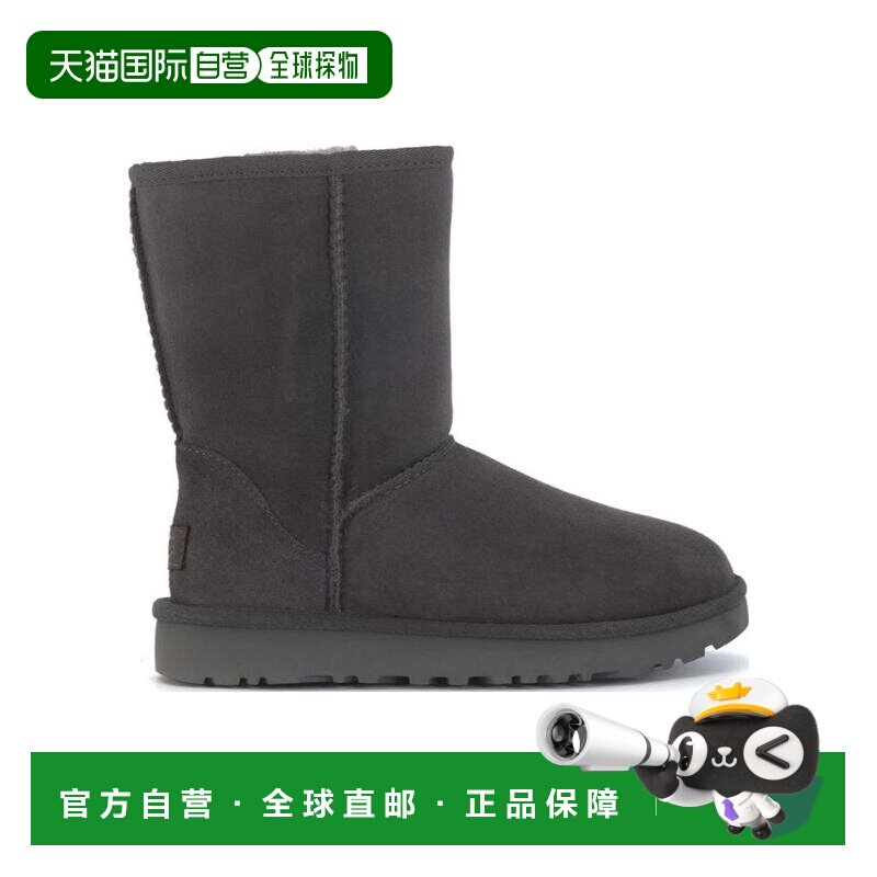 1h可退 香港直邮UGG 经典Logo贴片中筒靴子 1016223正品时尚休闲 - 实物图