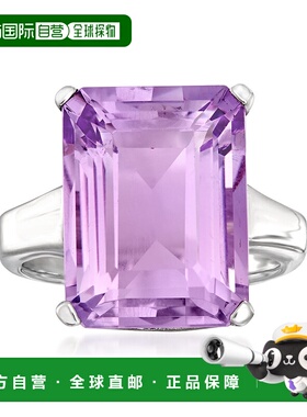 自营 925 纯银 Ross-Simons 紫水晶戒指 - 紫色 美国奥莱直发配饰