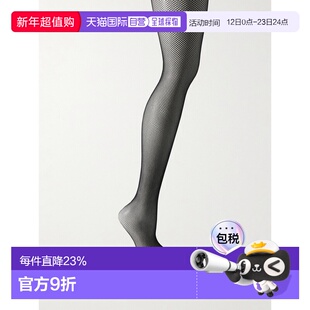 1h可退 香港直邮Wolford 女士 黑色 Twenties Econyl 连裤袜 1939