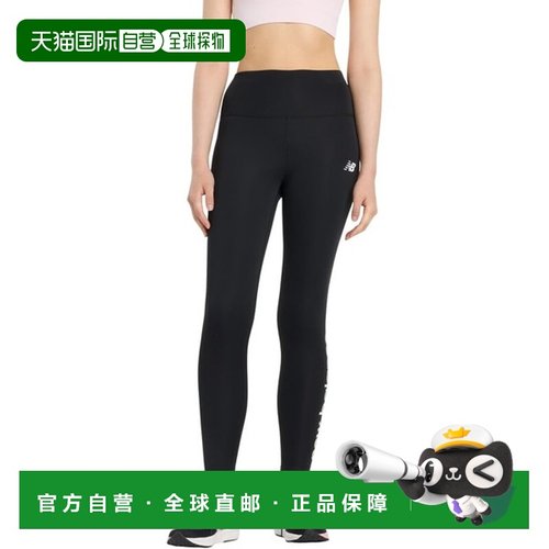 日本直邮New Balance 女士 25 英寸跑步紧身裤AWP53400-BK