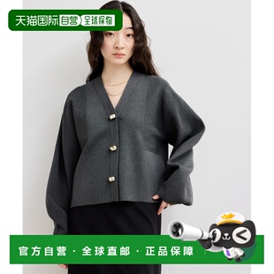 1h可退 日本直邮Adam et Rope' 女装 可选领型中长款针织开衫 华