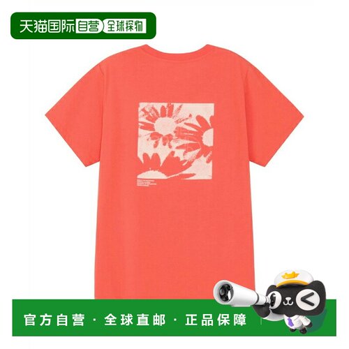 日本直邮The North Face 女士短袖T恤 ES Flower Box Logo Tee NT