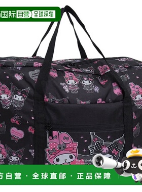 日本直邮Sanrio 女士波士顿包黑色多色 My Melody Kuromi MU 50