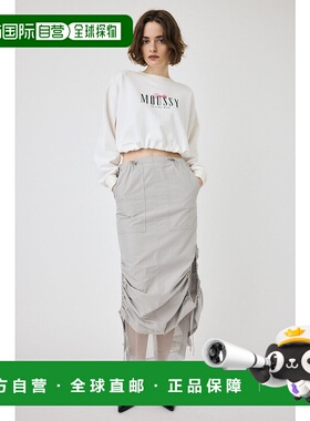 日本直邮MOUSSY MESH LAYERED CARGO 裙子 [MO1164EW24475] 灰色