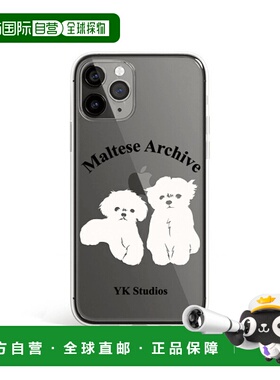 韩国直邮WAIKEI韩国小众设计师狗狗图案时尚日常手机壳YK23SSAC06