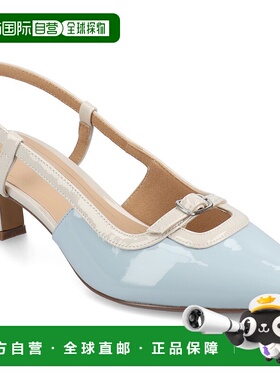 自营 journee collectionJournee女式Padma中宽幅泵-专利/蓝色 美