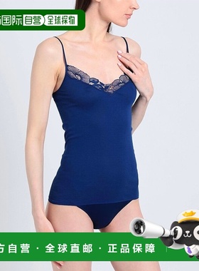 1h可退 香港直邮潮奢 Hanro 女士 汗衫 blue蓝色 舒适时尚背心