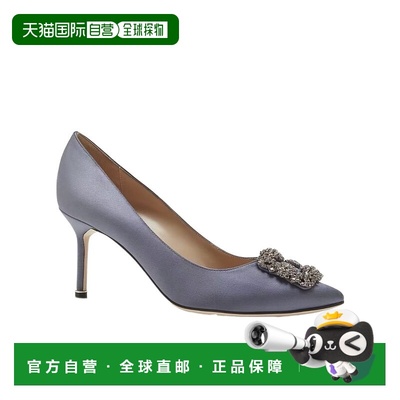 香港直邮Manolo Blahnik 水晶扣装饰高跟鞋 9XX 0662 0043 4126