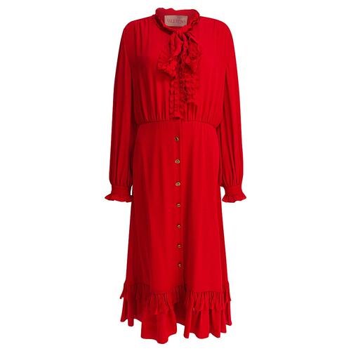 VALENTINO 女士连衣裙 6B3VAF011MHR9M SS2025 红色
